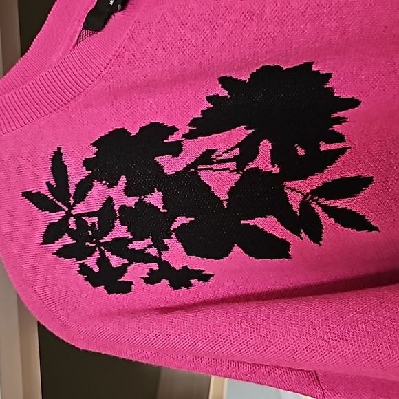 Jason wu 3x sweater pink Jacquard Floral - Picture 3 of 8